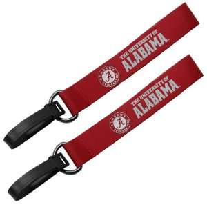  NCAA Alabama Crimson Tide Crimson 2 Pack Luggage ID Tags 