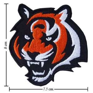  Cincinnati Bengals Logo 2 Iron On Patches 