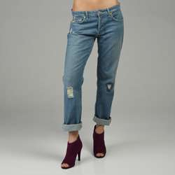 Rich & Skinny Womens Boyfriend Jeans  