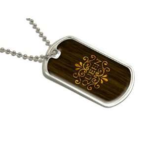  Queen   Military Dog Tag Luggage Keychain Automotive