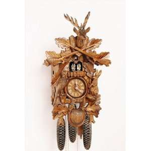 Schneider Hunting Cuckoo Clock, Animals, Model #8TMT 285G/7  