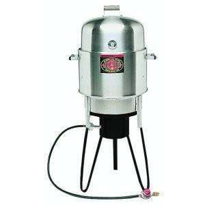   All In One Stainless Smoker, Grill & Fryer / Cooker BBQ  