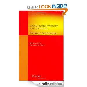 Optimization Theory and Methods Nonlinear Programming (Springer 