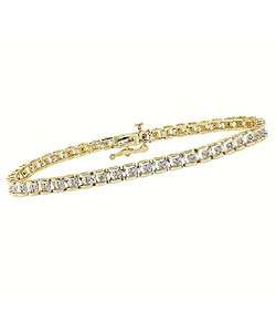 10kt Yellow Gold 1/2 ct Diamond Tennis Bracelet (J K, I1 2 