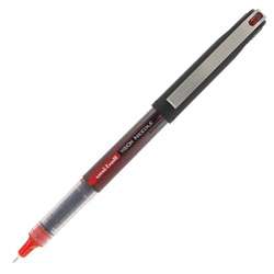 Uni Ball Vision Needle Rollerball Red Pens (Pack of 12)   