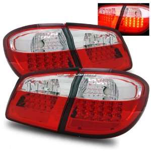  00 01 Infiniti I30 LED Tail Lights   Red Clear Automotive