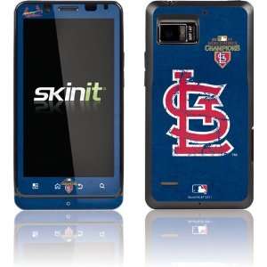 St. Louis Cardinals   World Series 2011 Distressed skin for Motorola 