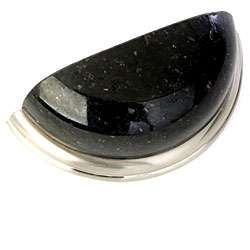 Black Galaxy 3 inch Granite Cup Cabinet Pull  