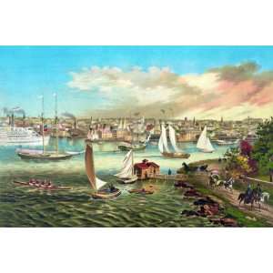  Newport Ship Chandlers 28X42 Canvas