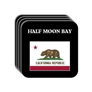 US State Flag   HALF MOON BAY, California (CA) Set of 4 Mini Mousepad 