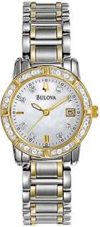 98R107 Bulova Ladies Watch Dress Diamonds  