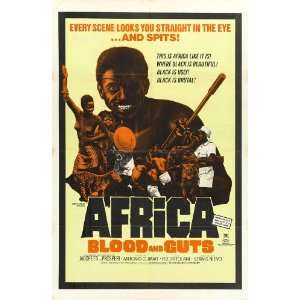  Africa Blood and Guts   Movie Poster   27 x 40 Inch (69 x 