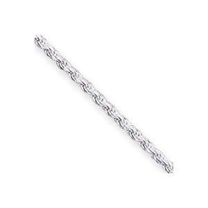  7in Rope Chain 2.25mm   Sterling Silver Jewelry