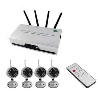 CCTV Security Wireless NightVision Receiver + 4 Cameras  