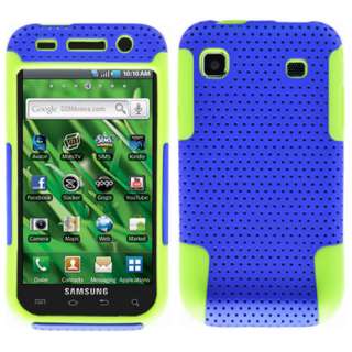   Vibrant T959/Galaxy S 4G Hybrid hard skin case Blue/Green  