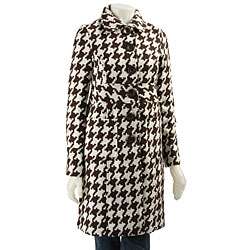 Coffee Shop Womens Houndstooth Jacket  