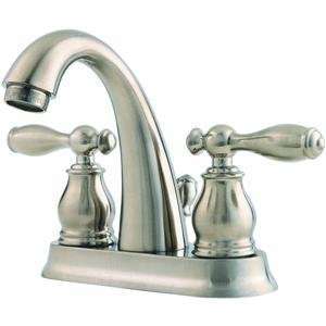   Unison 4 Inch Centerset Bathroom Faucet in Brushed Nickel Home