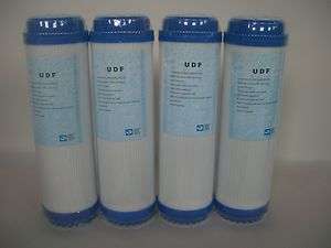 GRANULAR ACTIVATED CARBON GAC WATER FILTERS RO X 4  