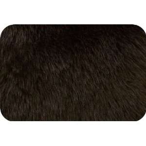  60 Wide Faux Fur Luxury Shag Brown Fabric By the Yard 