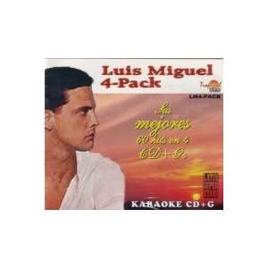  PISTAS DE CANTAR KARAOKELUIS MIGUEL 4 CDS Music