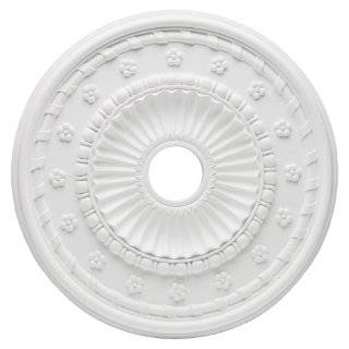 Plano II Ceiling Medallion, 24 Diameter, Contemporary Style/Paintable 