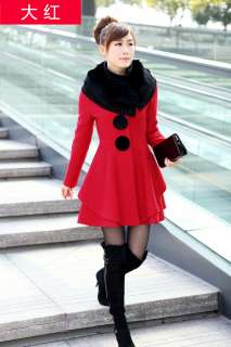 2012 NEW Women Fashion Cute Sweet Gothic Nana Long Lace Wool blended 