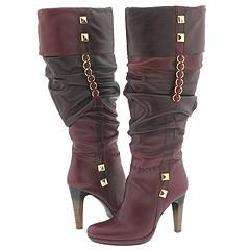 Charles David Chatter Burgundy Leather Boots  