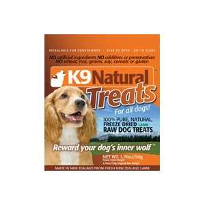  K9 Natural Lamb ze Dried Dog Treats 1.76 lb bag Pet 
