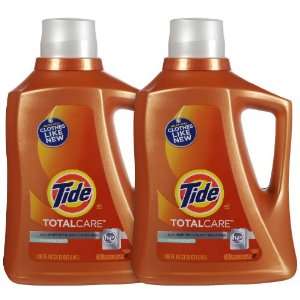  Tide Total Care HE Liquid Detergent, Renewing Rain, 100 oz 