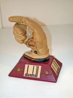 Dunhill Pipe Store Display Hand. Original from the 1930s.  