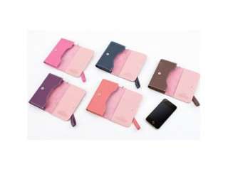 iphone3 4s galaxy slim case cover card slots wallet bag