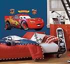   MCQUEEN Disney CARS 2 room stick ups MURAL 38 inches wall stickers