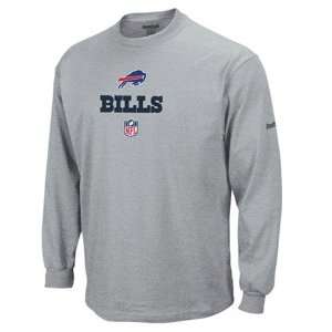  Reebok Buffalo Bills Ash Team Lockup Sideline Long Sleeve 