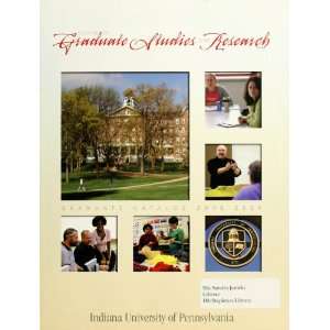    Graduate Catalog Indiana University Of Pennsylvania Books
