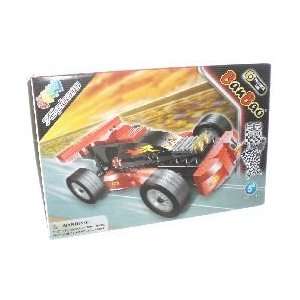  Flaming Indy Style Car Plastic Construction Toy Toys 