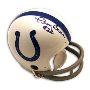  Timmy Brown Signed Baltimore Colts Mini Helmet Sports 