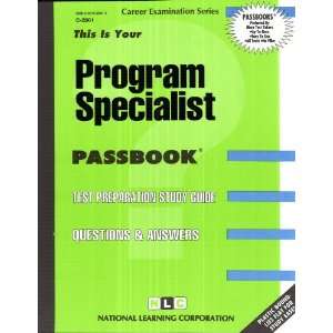  Program Specialist (9780837328614) Jack Rudman Books