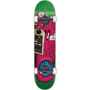  Superior Expired Complete Skateboard   8.0 Green/Pink w 