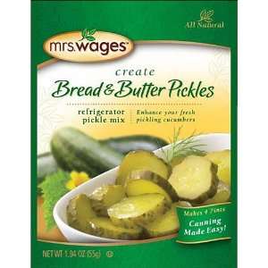 MRS. WAGES(r) Refrigerator Bread & Butter Pickle Mix, Set of 2 pkgs 