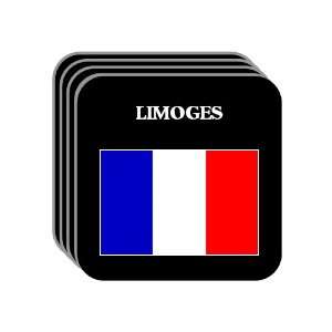France   LIMOGES Set of 4 Mini Mousepad Coasters