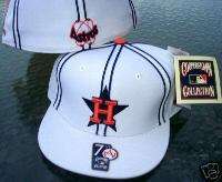 Houston Astros Hat Cap Cooperstown Fitted Size 7 7/8  
