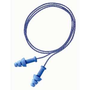 Smartfit Blue Sight Detectable Reusable Ear Plugs Nylon Corded (NRR 25 