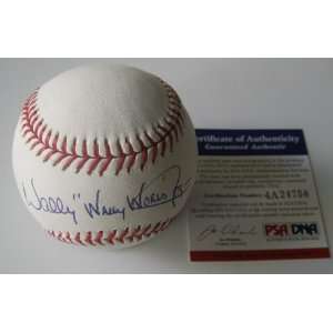 com WALLY JOYNER Signed MLB Baseball Autograph Inscribed Wally WORLD 