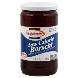  Manischewitz, Borscht Low Cal, 24 OZ (Pack of 12) Health 