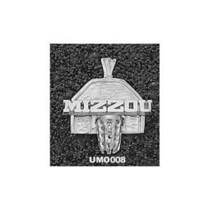   University of Missouri Mizzou Backboard Pendant (Silver) Sports