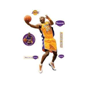 Fathead Kobe Bryant Los Angeles Lakers Wall Decal  Sports 