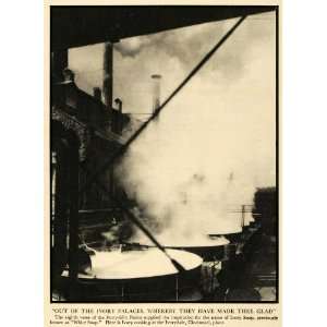   Ohio Lye Lard Industry   Original Halftone Print