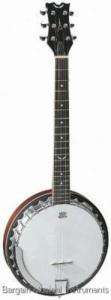 Dean Backwoods 6 String Banjo  