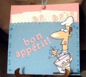 Handmade Paper Gift   Bon Appetite Recipe Card Basket  