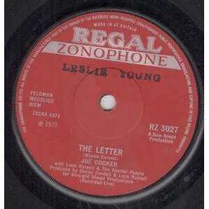   LETTER 7 INCH (7 VINYL 45) UK REGAL ZONOPHONE 1970 JOE COCKER Music